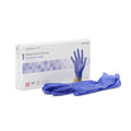 Exam Glove McKesson Confiderm® 3.0 Small NonSterile Nitrile Standard Cuff Length Textured Fingertips Blue Chemo Tested / Fentanyl Tested