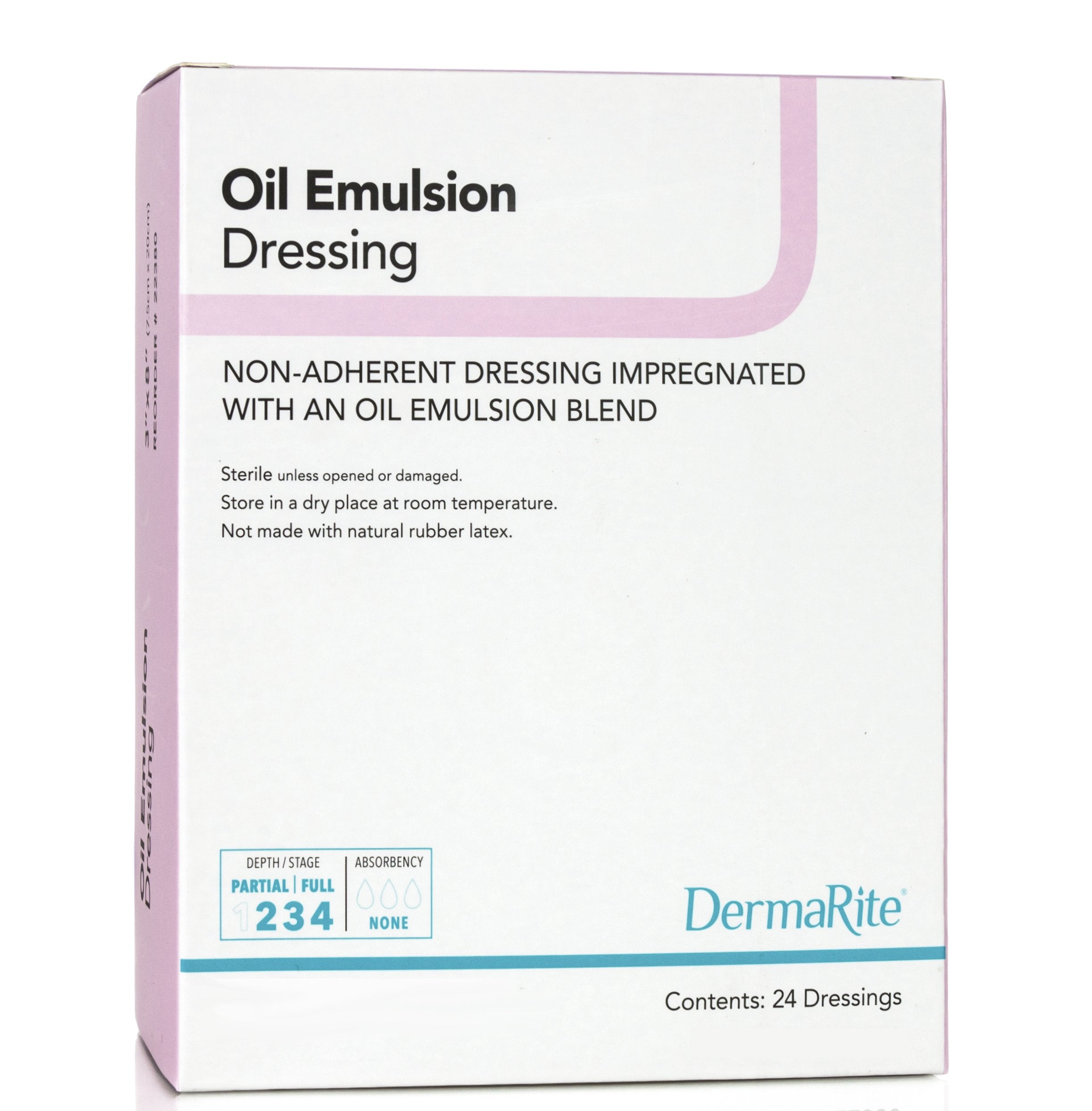 Oil Emulsion Impregnated Dressing DermaRite® Square 3 X 3 Inch Sterile