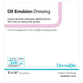 Oil Emulsion Impregnated Dressing DermaRite® Rectangle 3 X 16 Inch Sterile (BOX/36)