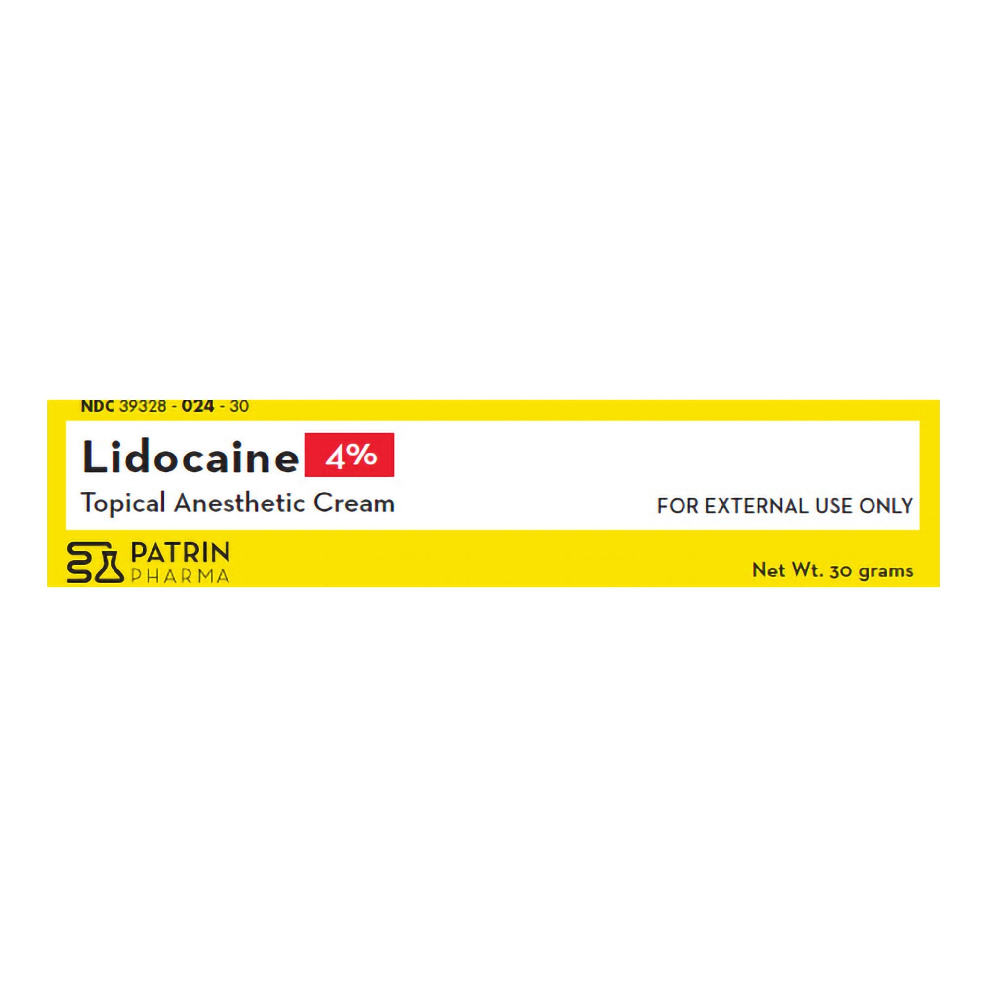 Lidocaine HCl 4% Cream 30 Gram
