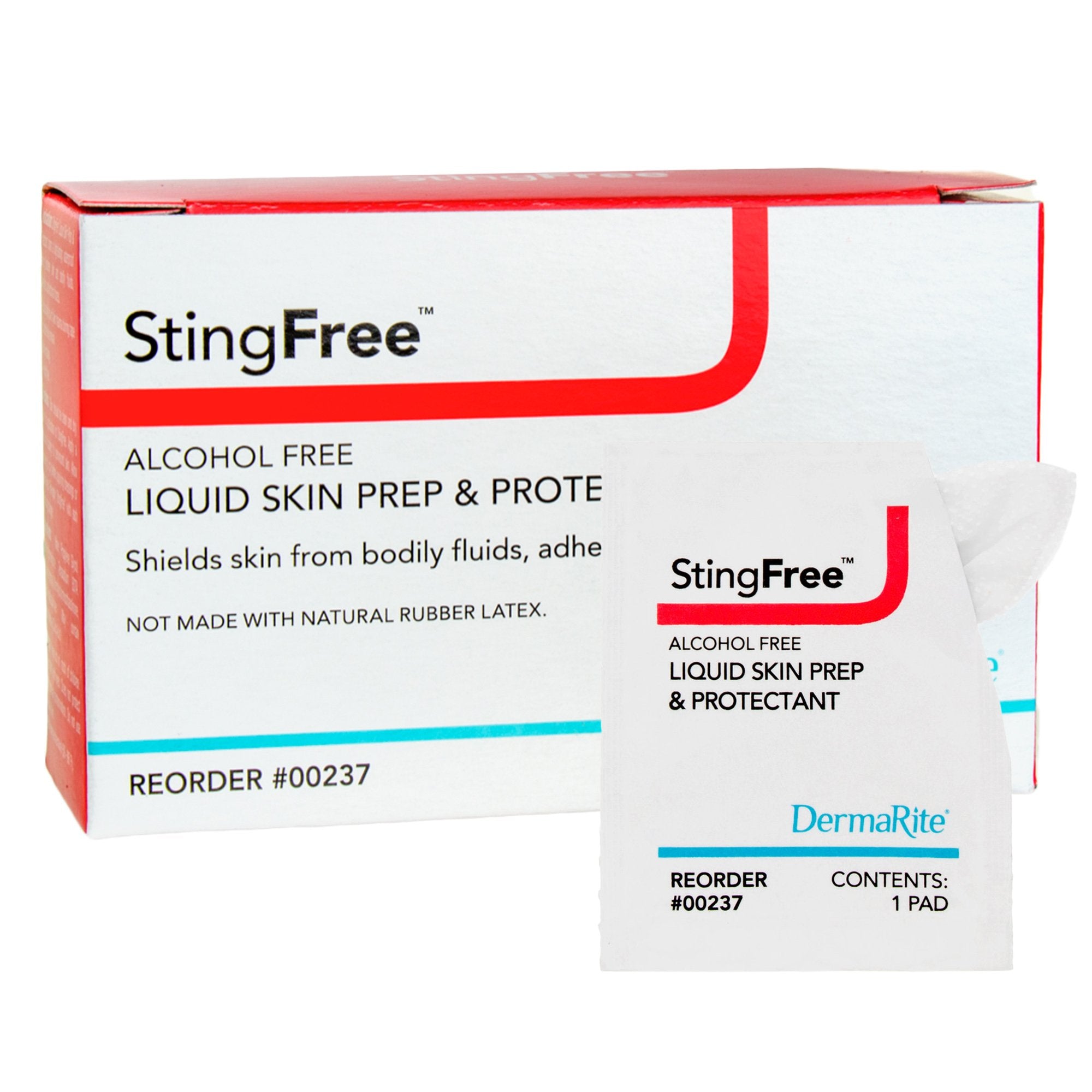 Skin Barrier Wipe StingFree™ Alcohol-Free Liquid Skin Prep & Shield (BOX/50)