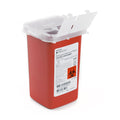 Sharps Container McKesson Prevent® Red Base 6-1/4 H X 4-1/4 W X 4-1/4 D Inch Vertical Entry 0.25 Gallon (EACH)